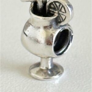 Chamilia silver cocktail glass charm